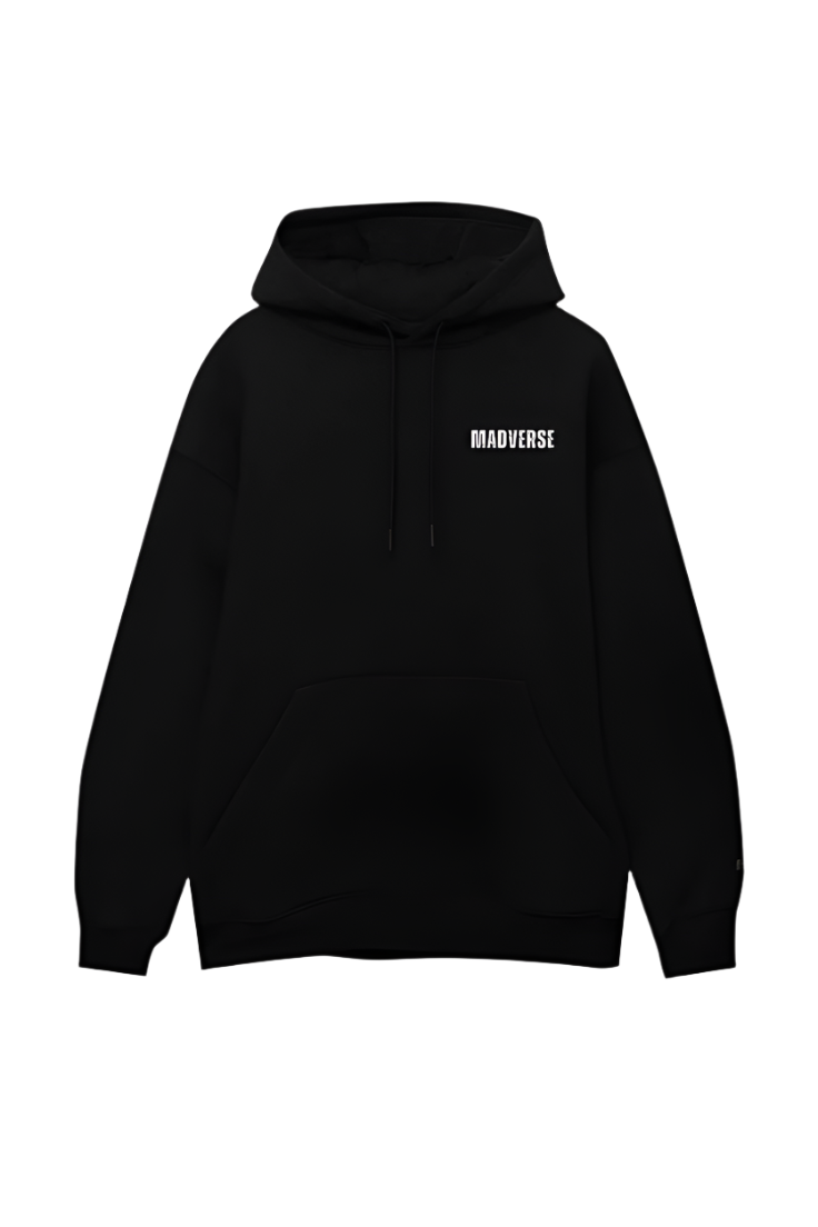 BLACK BLANK HOODIE