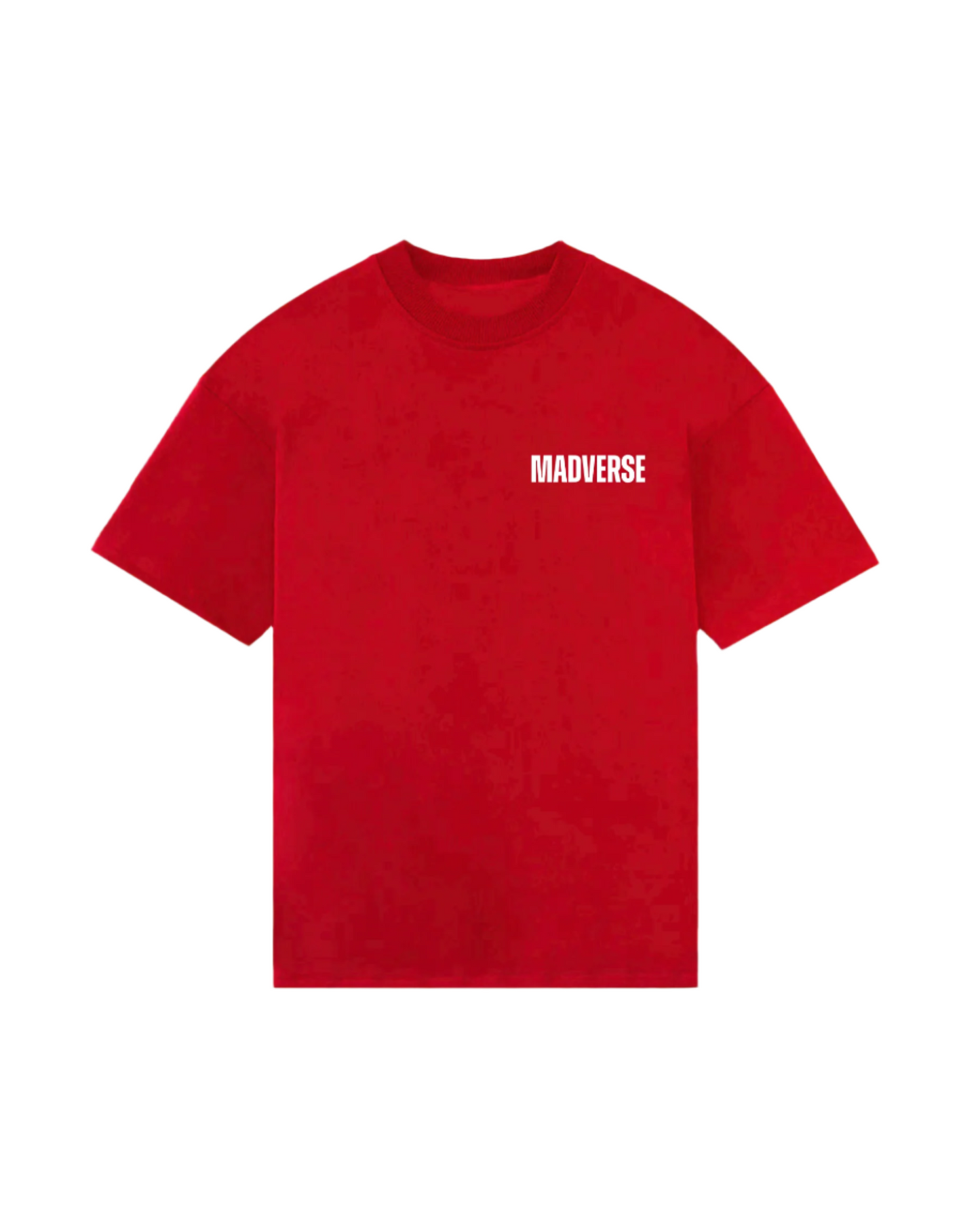 RED BLANK OVERSIZED T-SHIRT