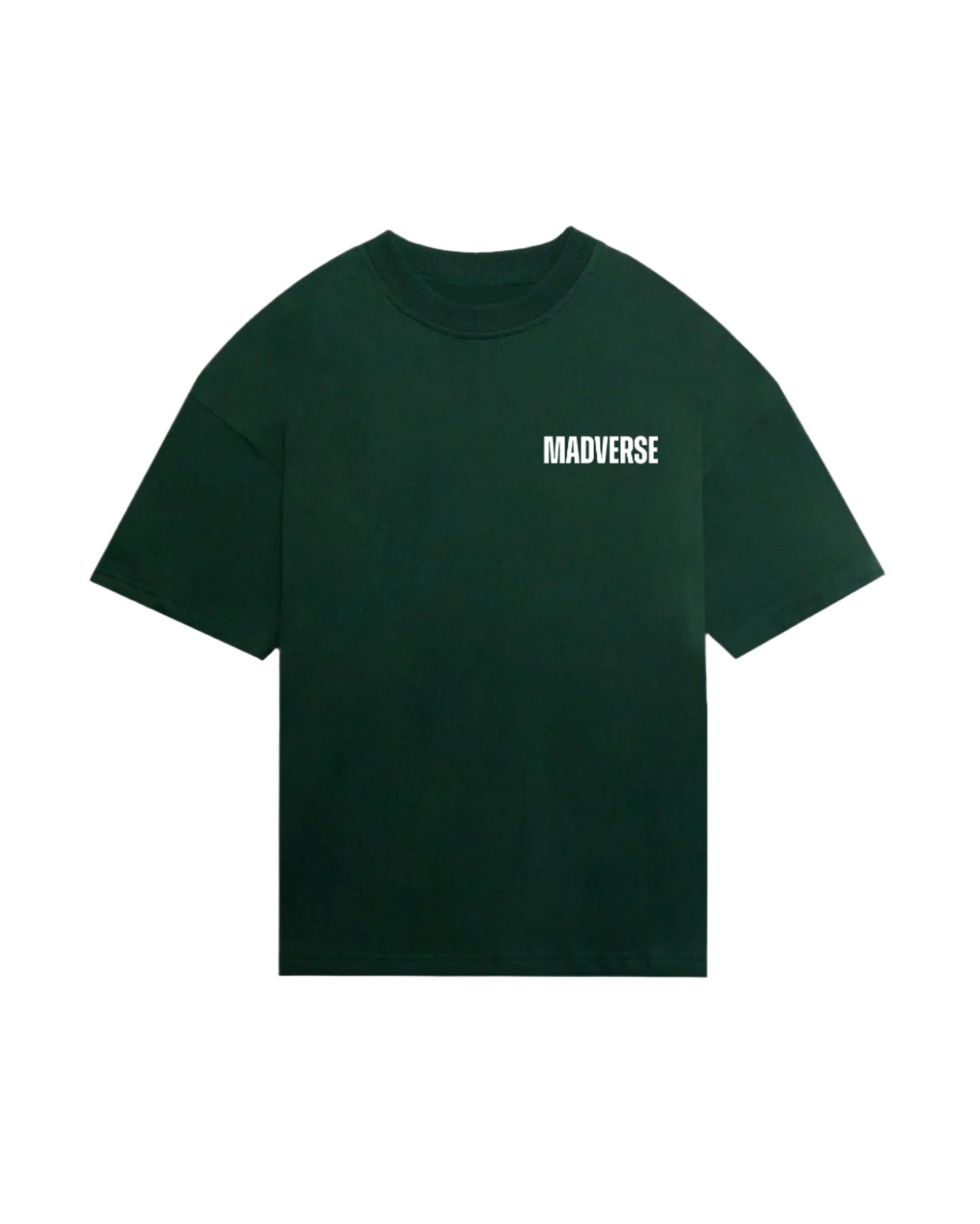 DARK GREEN BLANK OVERSIZED T-SHIRT