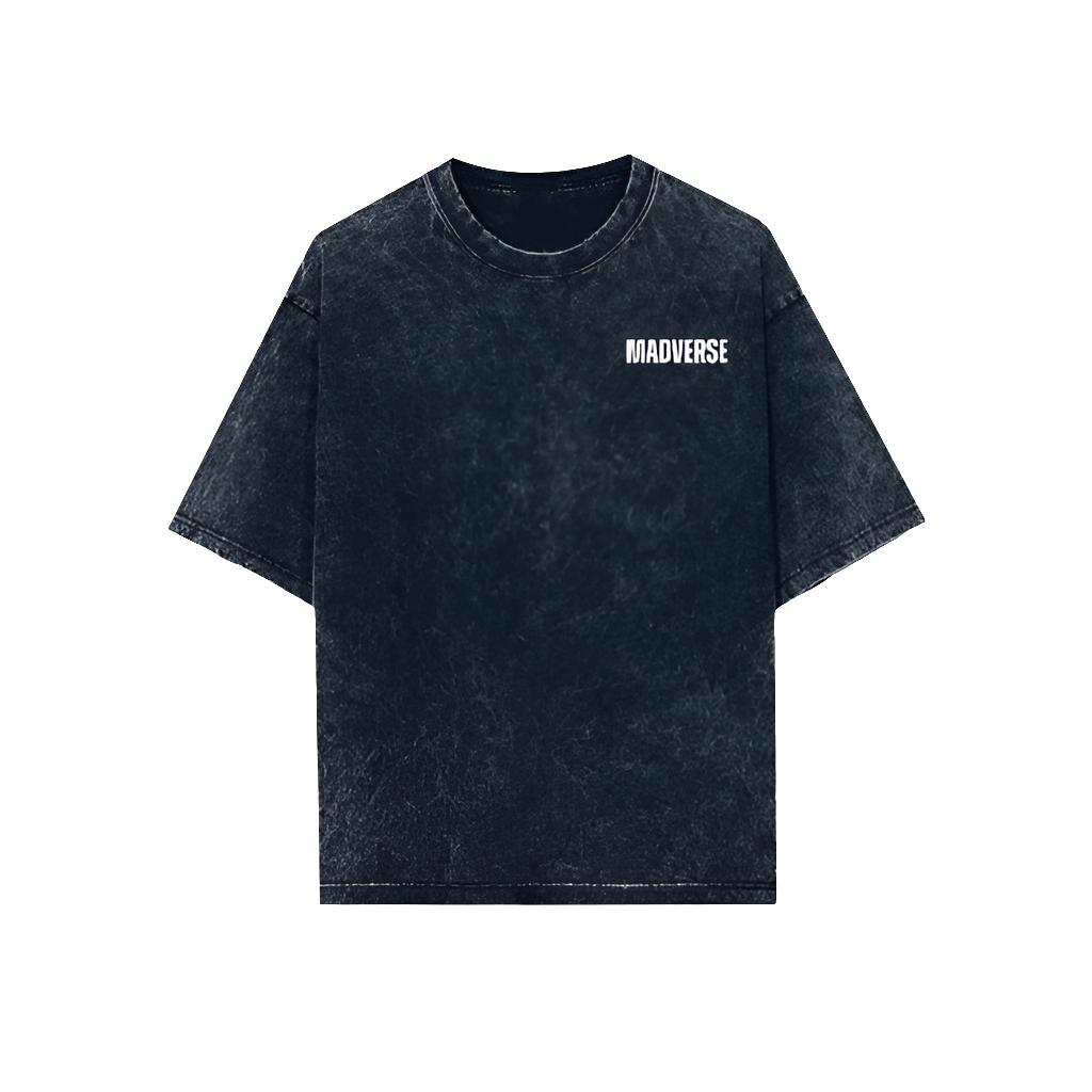 ACID WASH NAVY TEE