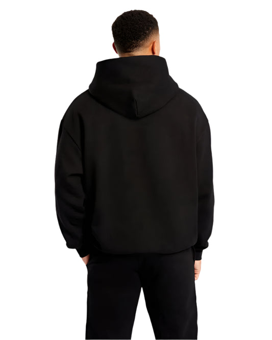 BLACK BLANK HOODIE