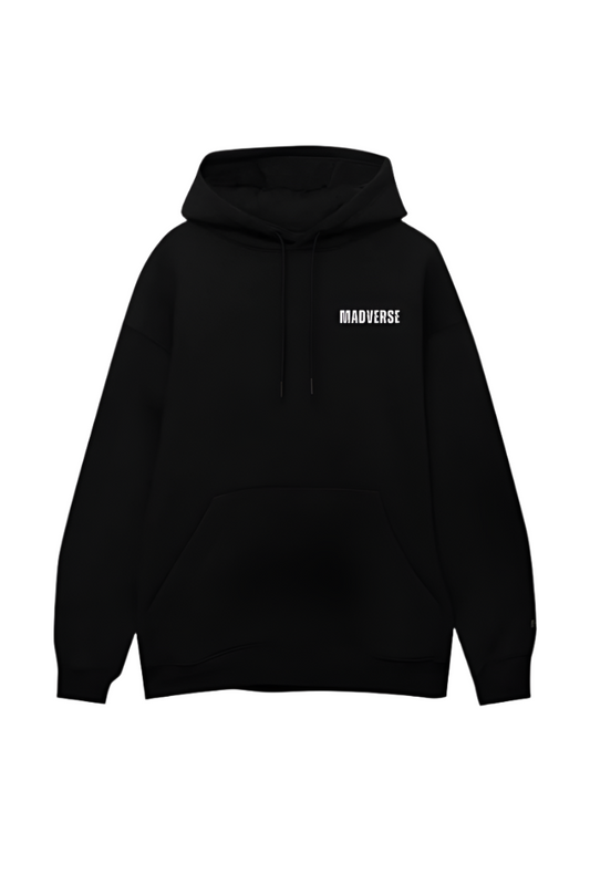 BLACK BLANK HOODIE