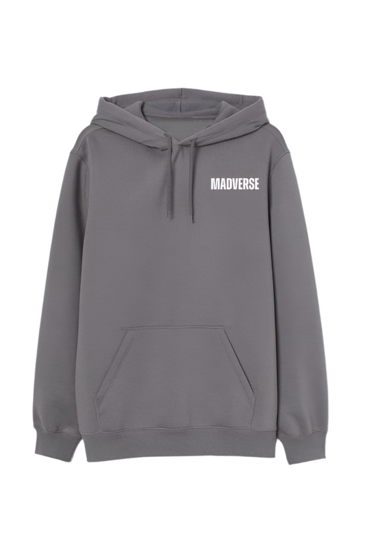GREY BLANK HOODIE