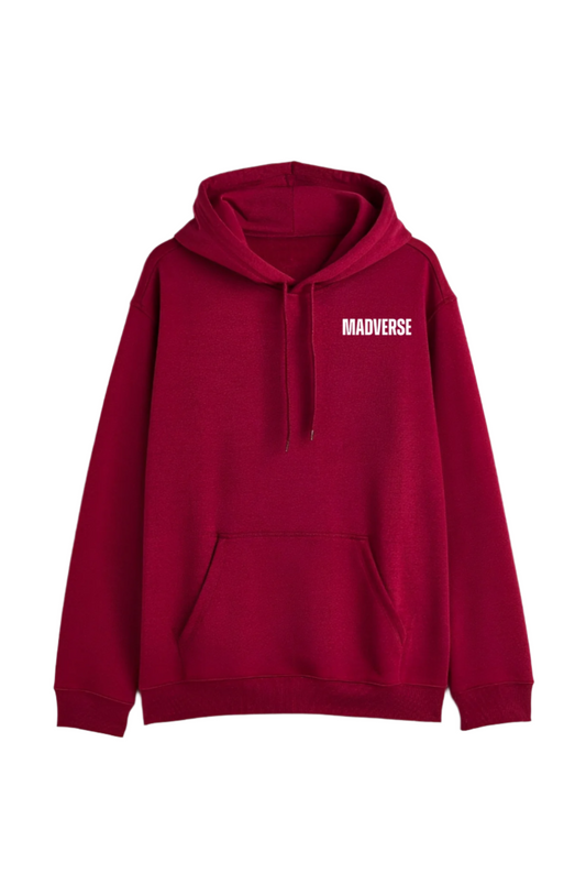 RED BLANK HOODIE