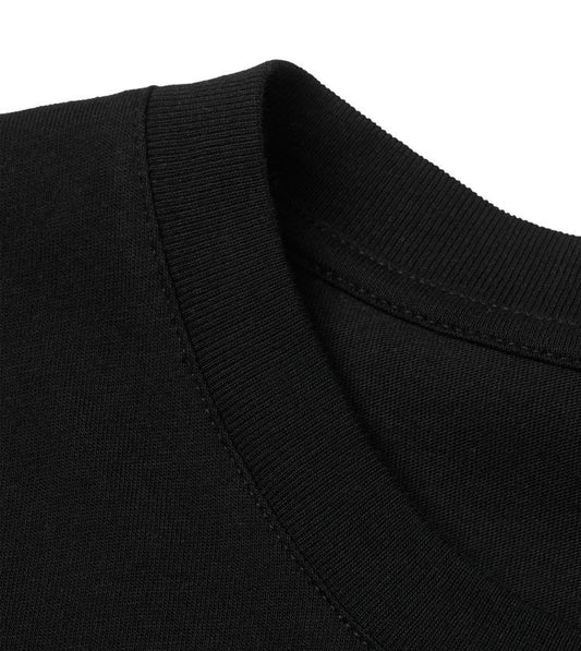 BLACK BLANK OVERSIZED T-SHIRT