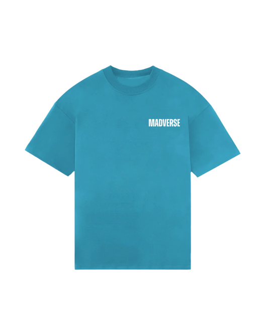AQUA BLANK OVERSIZED T-SHIRT