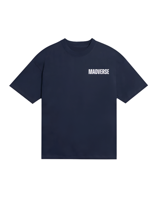 NAVY BLANK OVERSIZED T-SHIRT