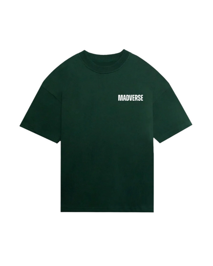 DARK GREEN BLANK OVERSIZED T-SHIRT
