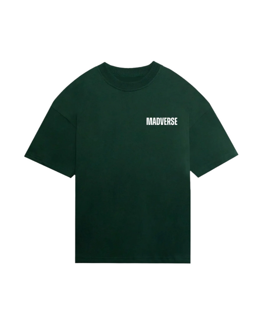 DARK GREEN BLANK OVERSIZED T-SHIRT