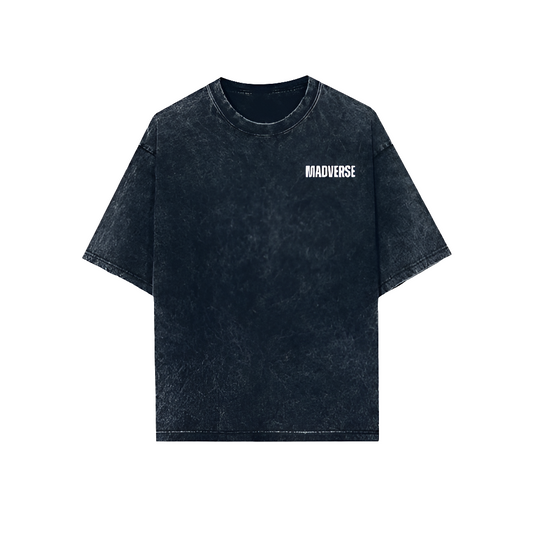 ACID WASH NAVY TEE