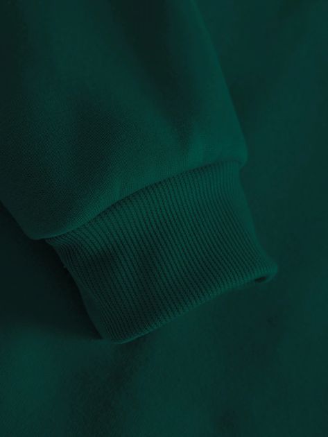 DARK GREEN BLANK HOODIE