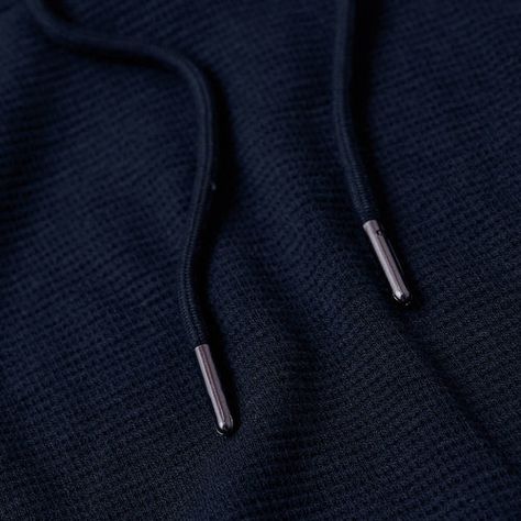 NAVY BLUE BLANK HOODIE