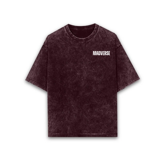 ACID WASH MAROON TEE