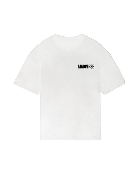 WHITE BLANK OVERSIZED T-SHIRT